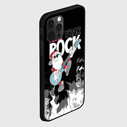 Чехол для iPhone 12 Pro New year rock, цвет: 3D-черный — фото 2