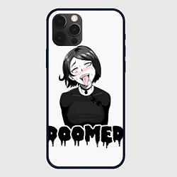 Чехол для iPhone 12 Pro Doomer girl, цвет: 3D-черный