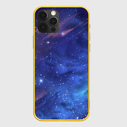 Чехол для iPhone 12 Pro Звёздное небо, цвет: 3D-желтый