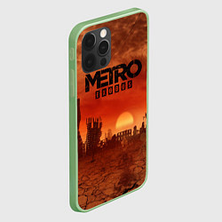 Чехол для iPhone 12 Pro Metro Exodus, цвет: 3D-салатовый — фото 2