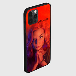 Чехол для iPhone 12 Pro Queens Gambit Ход Королевы, цвет: 3D-черный — фото 2