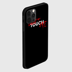 Чехол для iPhone 12 Pro DONT TOUCH, цвет: 3D-черный — фото 2