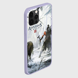 Чехол для iPhone 12 Pro Assassin’s Creed 3, цвет: 3D-светло-сиреневый — фото 2