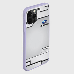 Чехол для iPhone 12 Pro SUBARU СУБАРУ, цвет: 3D-светло-сиреневый — фото 2