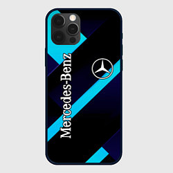 Чехол для iPhone 12 Pro Mercedes Benz, цвет: 3D-черный