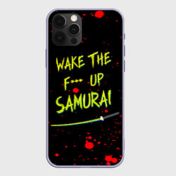 Чехол для iPhone 12 Pro WAKE THE F*** UP SAMURAI, цвет: 3D-светло-сиреневый