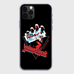 Чехол для iPhone 12 Pro Judas Priest, цвет: 3D-светло-сиреневый