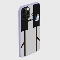 Чехол для iPhone 12 Pro АТАКА ТИТАНОВ ATTACK ON TITAN, цвет: 3D-светло-сиреневый — фото 2