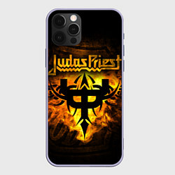 Чехол для iPhone 12 Pro JUDAS PRIEST, цвет: 3D-светло-сиреневый