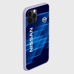 Чехол для iPhone 12 Pro Nissan, цвет: 3D-светло-сиреневый — фото 2