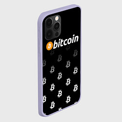 Чехол для iPhone 12 Pro БИТКОИН BITCOIN Z, цвет: 3D-светло-сиреневый — фото 2