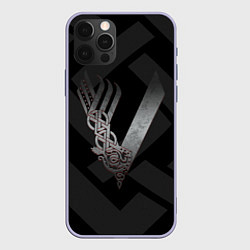 Чехол для iPhone 12 Pro ВИКИНГИ VIKINGS V, цвет: 3D-светло-сиреневый