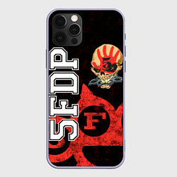 Чехол для iPhone 12 Pro Five Finger Death Punch 1, цвет: 3D-светло-сиреневый