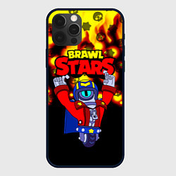 Чехол для iPhone 12 Pro Brawl StarsStu, цвет: 3D-черный