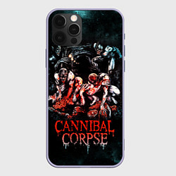 Чехол для iPhone 12 Pro Cannibal Corpse, цвет: 3D-светло-сиреневый