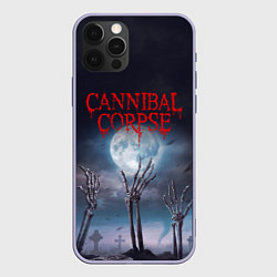 Чехол для iPhone 12 Pro Cannibal Corpse Труп Каннибала Z, цвет: 3D-светло-сиреневый