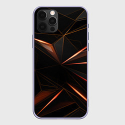 Чехол для iPhone 12 Pro Геометрическая Абстракция, цвет: 3D-светло-сиреневый