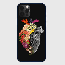 Чехол для iPhone 12 Pro Natural Heart Dual, цвет: 3D-черный