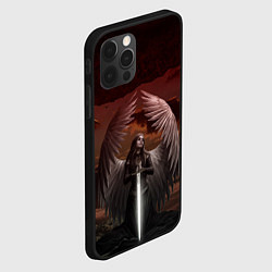 Чехол для iPhone 12 Pro Архангел, цвет: 3D-черный — фото 2