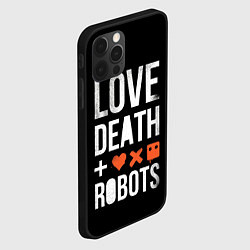 Чехол для iPhone 12 Pro Love Death Robots, цвет: 3D-черный — фото 2