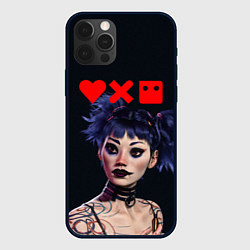 Чехол для iPhone 12 Pro Love, Death and Robots Lora Z, цвет: 3D-черный