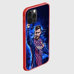 Чехол для iPhone 12 Pro Lionel Messi Barcelona 10, цвет: 3D-красный — фото 2