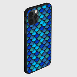 Чехол для iPhone 12 Pro Чешуя рыбы, цвет: 3D-черный — фото 2