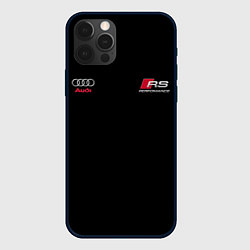 Чехол для iPhone 12 Pro AUDI АУДИ QUATTRO с Z, цвет: 3D-черный