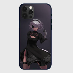 Чехол для iPhone 12 Pro Nier, цвет: 3D-черный