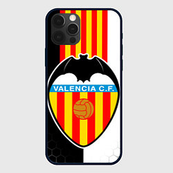 Чехол для iPhone 12 Pro FC VALENCIA ФК ВАЛЕНСИЯ, цвет: 3D-черный