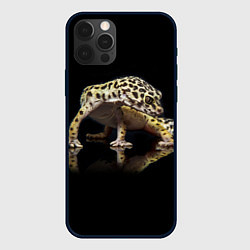 Чехол для iPhone 12 Pro ЭУБЛЕФАР EUBLEPHARIS, цвет: 3D-черный