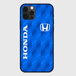 Чехол для iPhone 12 Pro HONDA BLUE ХОНДА СИНИЙ, цвет: 3D-черный