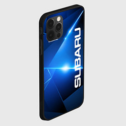 Чехол для iPhone 12 Pro Subaru, цвет: 3D-черный — фото 2