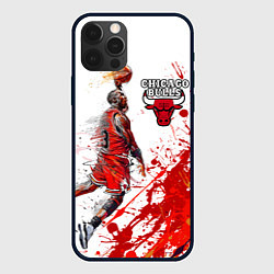 Чехол для iPhone 12 Pro CHICAGO BULLS 9, цвет: 3D-черный