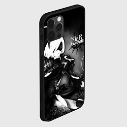 Чехол для iPhone 12 Pro 2B Nier: Automata, цвет: 3D-черный — фото 2