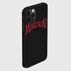 Чехол для iPhone 12 Pro Maneskin Inscription, цвет: 3D-черный — фото 2