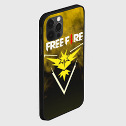 Чехол для iPhone 12 Pro FREEFIRE YELLOW SMOKE Z, цвет: 3D-черный — фото 2