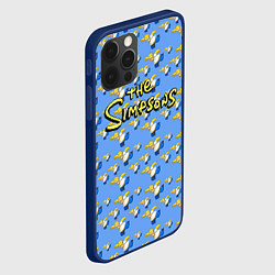 Чехол для iPhone 12 Pro Gomers pattern, цвет: 3D-тёмно-синий — фото 2