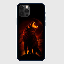 Чехол для iPhone 12 Pro DARK WOLF, цвет: 3D-черный
