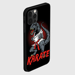 Чехол для iPhone 12 Pro KARATE T-REX, цвет: 3D-черный — фото 2