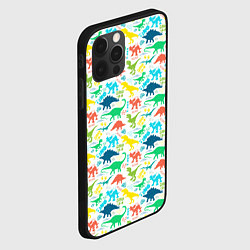 Чехол для iPhone 12 Pro DINOSAUR, цвет: 3D-черный — фото 2
