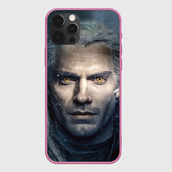 Чехол для iPhone 12 Pro THE WITCHER ГЕРАЛЬТ ИЗ РИВИИ, цвет: 3D-малиновый