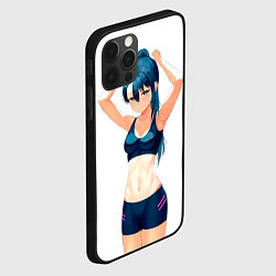 Чехол для iPhone 12 Pro Нагаторо в купальнике, цвет: 3D-черный — фото 2