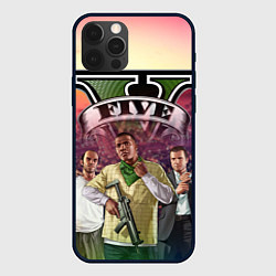 Чехол для iPhone 12 Pro GTA V TEAM FOREVER AND EVER, цвет: 3D-черный