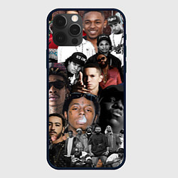 Чехол для iPhone 12 Pro Короли Рэпа KING RAP, цвет: 3D-черный