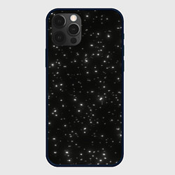 Чехол для iPhone 12 Pro Звезды, цвет: 3D-черный