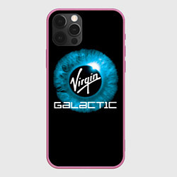 Чехол для iPhone 12 Pro Virgin Galactic Вирджин Галактик, цвет: 3D-малиновый