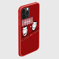 Чехол для iPhone 12 Pro СМОТРИ БАНК Soyjak, цвет: 3D-красный — фото 2