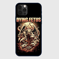 Чехол для iPhone 12 Pro Dying Fetus, цвет: 3D-черный