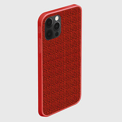 Чехол для iPhone 12 Pro Красная вязь, цвет: 3D-красный — фото 2